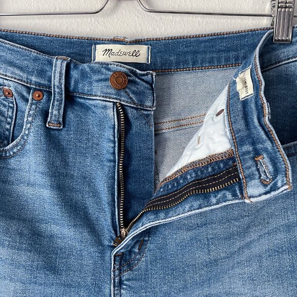 Madewell Cali Demi Boot Jeans in Dorrance Wash: Tencel Denim Edition Size 29 - Picture 8 of 13